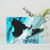 アイスバーンを駆けるスノーモービル 招待状 (スタンド正面)