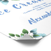 アイスバー ブライズシャワー ウェディング ユーカリ 看板 ポスター (角)