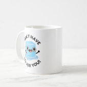 アイスパンだけアイスおもしろいを持つ コーヒーマグカップ (正面左)