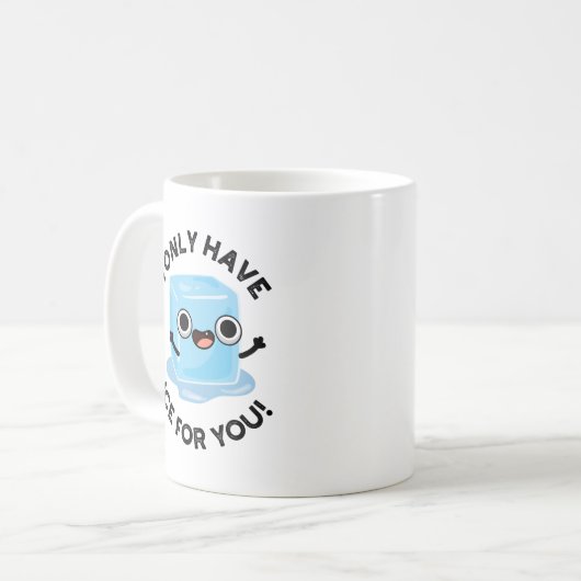 アイスパンだけアイスおもしろいを持つ コーヒーマグカップ (正面左)