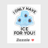 アイスパンだけアイスおもしろいを持つ シール (シート)