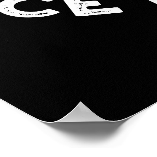 アイスパンダークおもしろいBGの氷しか持たない ポスター (角)