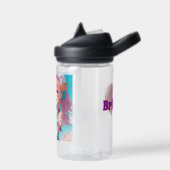 アイスパーソナライズされたクリームをお洒落添えたアニメ少女 ウォーターボトル (左面)