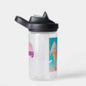 アイスパーソナライズされたクリームをお洒落添えたアニメ少女 ウォーターボトル (右面)