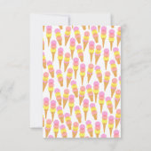 アイスパーソナライズされたクリームキッズありがとうNotecards サンキューカード (裏面)