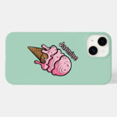 アイスパーソナライズされたクリームコーンの溶解 Case-Mate iPhoneケース (裏面 (横))