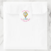 アイスパーソナライズされたクリームショップパーラー事業 ラウンドシール (バッグ)