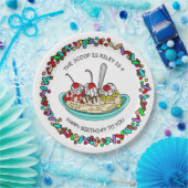 アイスパーソナライズされたクリームバースデーパーティー ペーパープレート (パーティー)