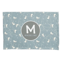 アイスパーソナライズされたスケートパターン 枕カバー