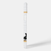 アイスパーソナライズされたホッケージャージー(黄・黒) Case-Mate iPhoneケース (裏面 / 右)