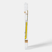 アイスパーソナライズされたホッケージャージー(黄・黒) Case-Mate iPhoneケース (裏面 / 左)