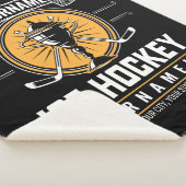 アイスパーソナライズされたホッケートロフィー選手チームゲーム シェルパブランケット (3/4)