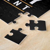 アイスパーソナライズされたホッケートロフィー選手チームゲーム ジグソーパズル (側面)