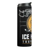 アイスパーソナライズされたホッケートロフィー選手チームゲーム タンブラー (回転左)