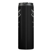 アイスパーソナライズされたホッケートロフィー選手チームゲーム タンブラー (裏面)