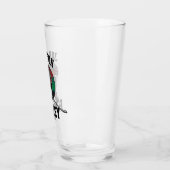 アイスパーソナライズされたホッケープレーヤーチームアスリート名 タンブラーグラス (左)