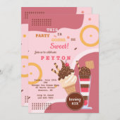 アイスパーティー 招待状 (正面/裏面)