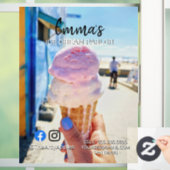 アイスパーラー移動販売車パーティーショップイベントフードウィンドウ ウィンドウサイン (ホーム)