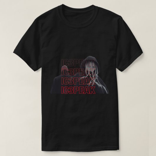 アイスピークIC3PEAK （背面） Tシャツ (デザイン正面)