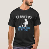 アイスフィッシャーの定義 アイスフィッシング Tシャツ (正面)