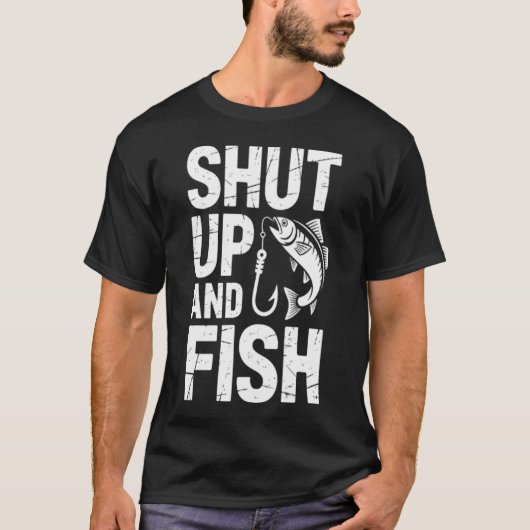 アイスフィッシングが好きな冬のアイスフィッシャーマン向け Tシャツ (正面)
