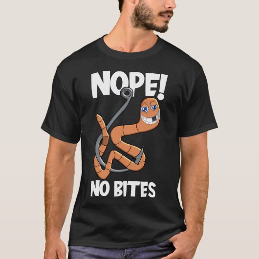 アイスフィッシングの面白い名言 Tシャツ (正面)