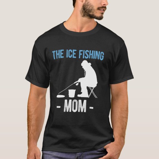アイスフィッシングママの日 Tシャツ (正面)