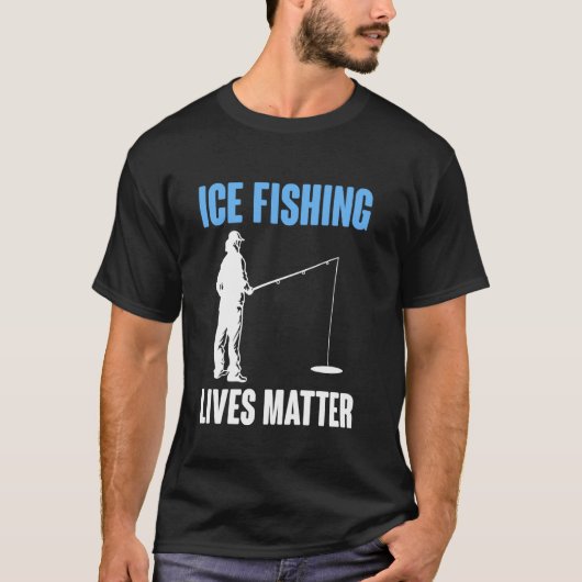 アイスフィッシング万歳 Tシャツ (正面)