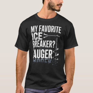 アイスフィッシング愛好家 釣り人 フィッシャーマン Tシャツ