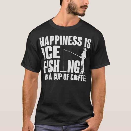 アイスフィッシング アイスフィッシャー 氷上釣り (20) Tシャツ (正面)