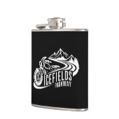 アイスフィールズパークウェイアルバータカナダバイク フラスク (左)