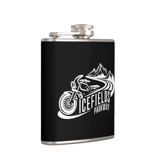 アイスフィールズパークウェイアルバータカナダバイク フラスク (右)