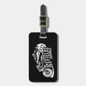 アイスフィールズパークウェイアルバータカナダバイク ラゲッジタグ (正面縦)