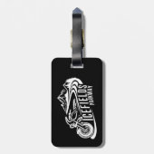 アイスフィールズパークウェイアルバータカナダバイク ラゲッジタグ (裏面縦)