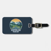 アイスフィールズパークウェイアルバータカナダビスタ ラゲッジタグ (正面横)