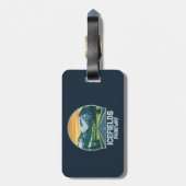 アイスフィールズパークウェイアルバータカナダビスタ ラゲッジタグ (裏面縦)