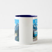 アイスフィールズパークウェイアルバータカナダランドスケープ ツートーンマグカップ (中央)