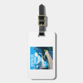 アイスフィールズパークウェイアルバータカナダランドスケープ ラゲッジタグ (正面縦)