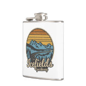 アイスフィールズパークウェイアルバータカナダレトロ フラスク (左)