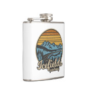 アイスフィールズパークウェイアルバータカナダレトロ フラスク (右)