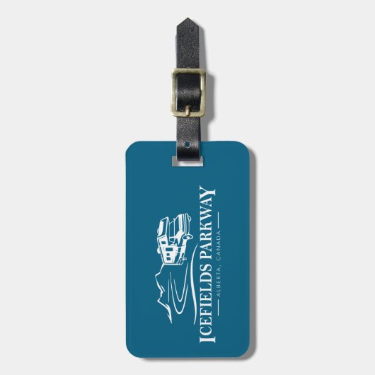 アイスフィールズパークウェイアルバータレクリエーション車両 ラゲッジタグ (正面縦)