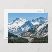 アイスフィールズパークウェイハイウェイ93に沿って流れ - カナダ ポストカード (正面/裏面)