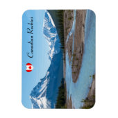 アイスフィールズパークウェイ国道93号に沿う川 - カナダ マグネット (縦)