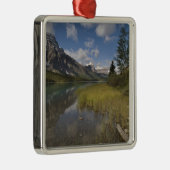 アイスフィールズ・パークウェイ沿いのウォーターフォウル湖、 メタルオーナメント (右)