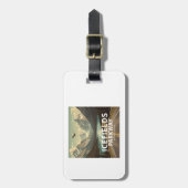 アイスフィールドパークウェイアルバータカナダイーグル ラゲッジタグ (正面縦)