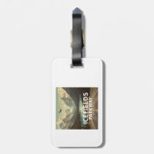 アイスフィールドパークウェイアルバータカナダイーグル ラゲッジタグ (裏面縦)