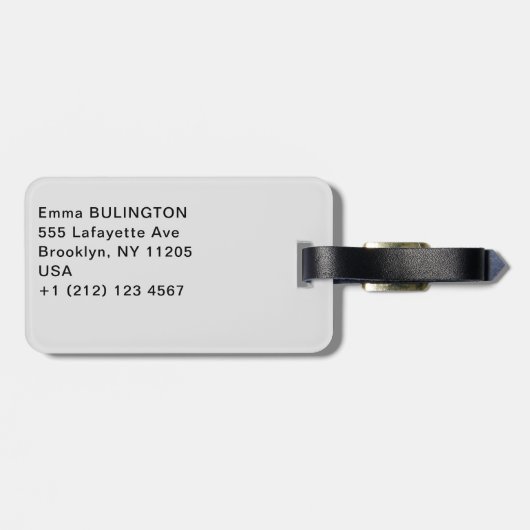 アイスフィールドパークウェイハイウェイ93沿いのストリーム – カナダ ラゲッジタグ (裏面横)