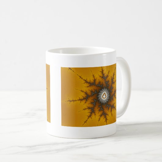 アイスフレーク – フラクタルマグ コーヒーマグカップ (正面右)