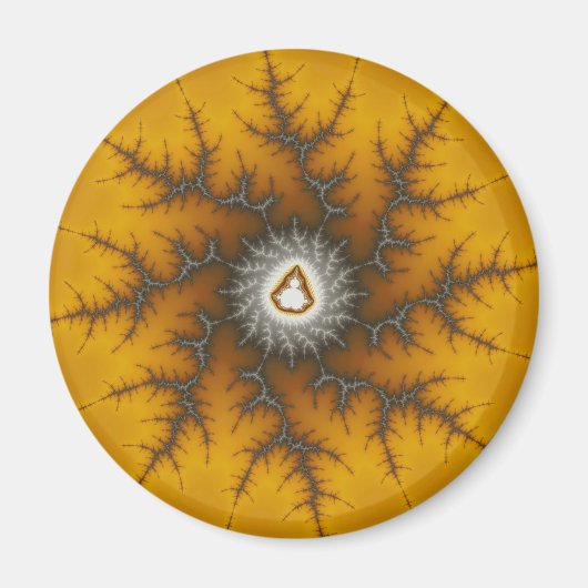 アイスフレーク – フラクタル マグネット (正面)