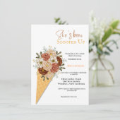 アイスブライダルシャワーを掬い上げた 招待状 (スタンド正面)